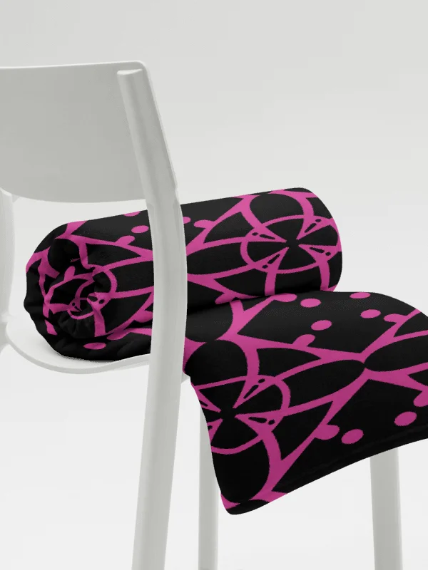 Pink Ethereal Echoes Throw Blanket product image (11)