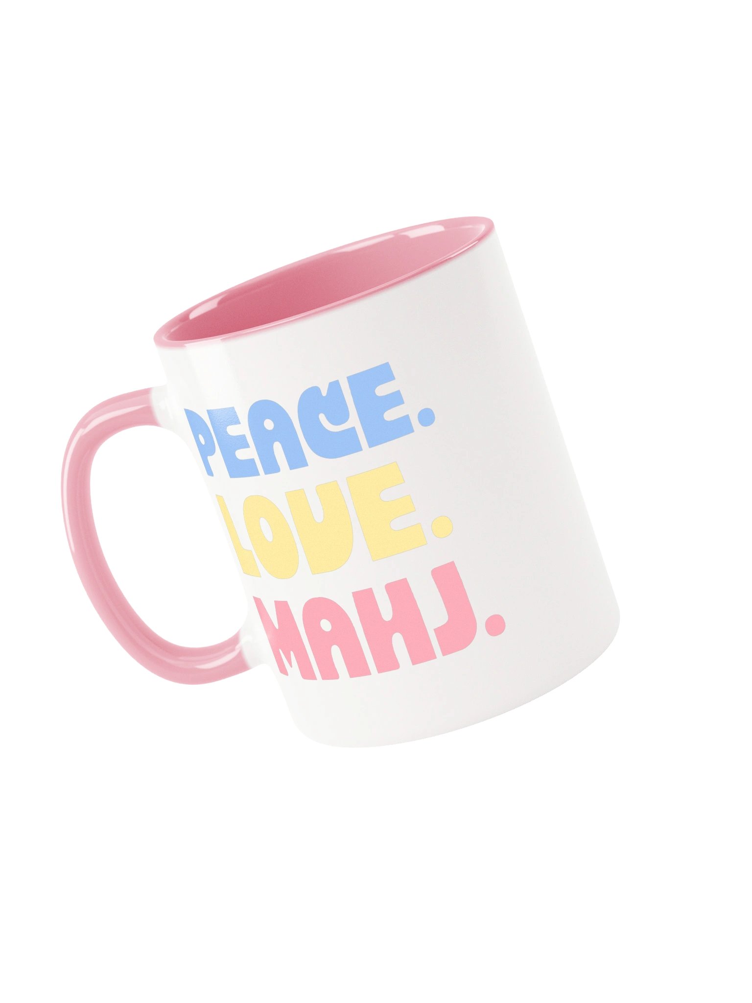 Peace Love Mahj Ceramic Mug product image (3)