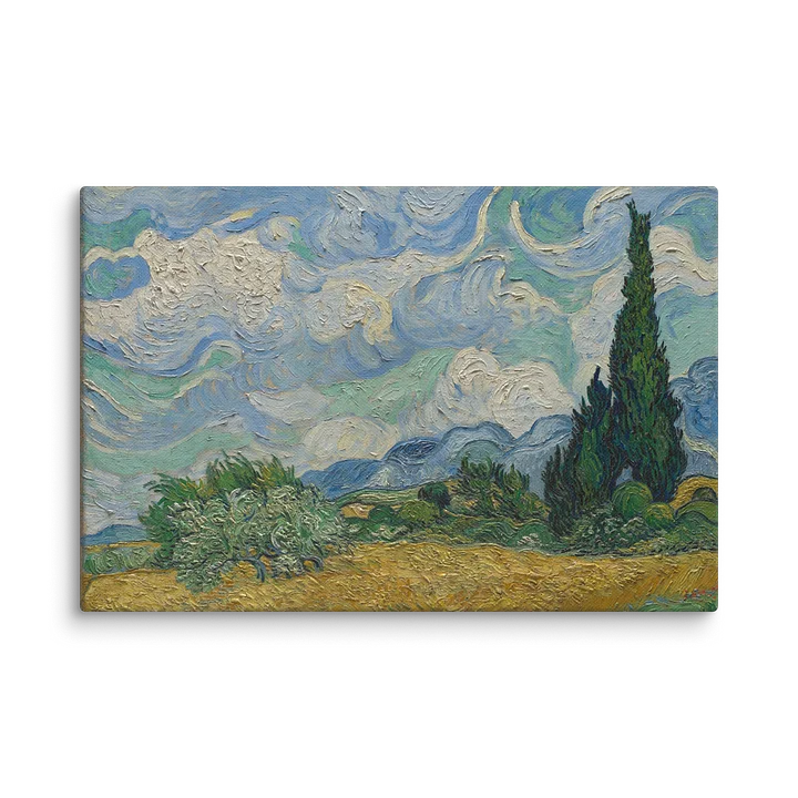 Wheat Field with Cypresses (Vincent van Gogh) Canvas product image (2)