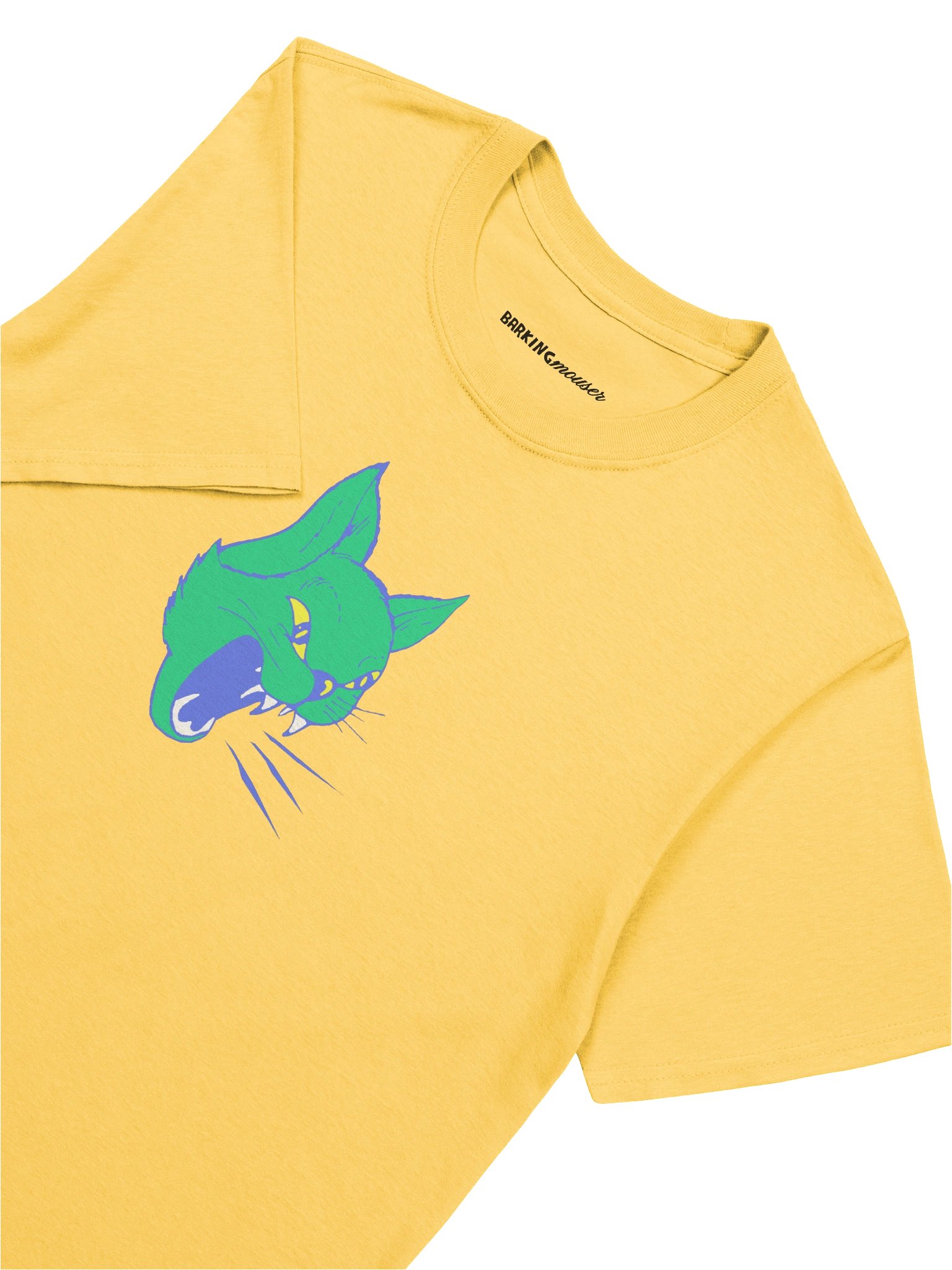 AMAZONAS // Cat Logo T-shirt Yellow product image (8)