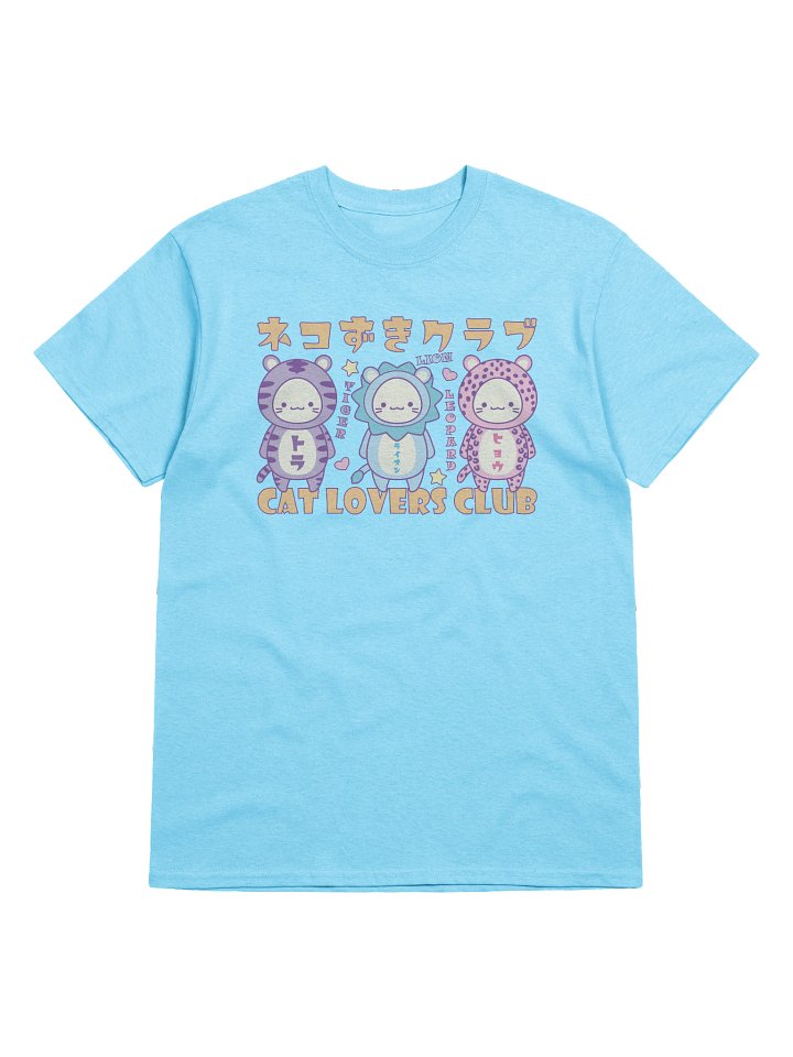 CAT LOVERS CLUB 2 - Unisex Adult Heavyweight T-shirt product image (1)