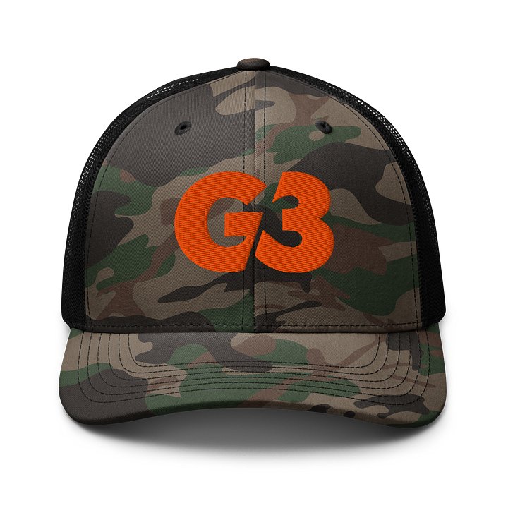 G3 Camo Trucker hat product image (1)