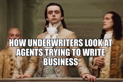 Filthy peasants! #insuranceagentmemes #insurancememes #sales #underwriters