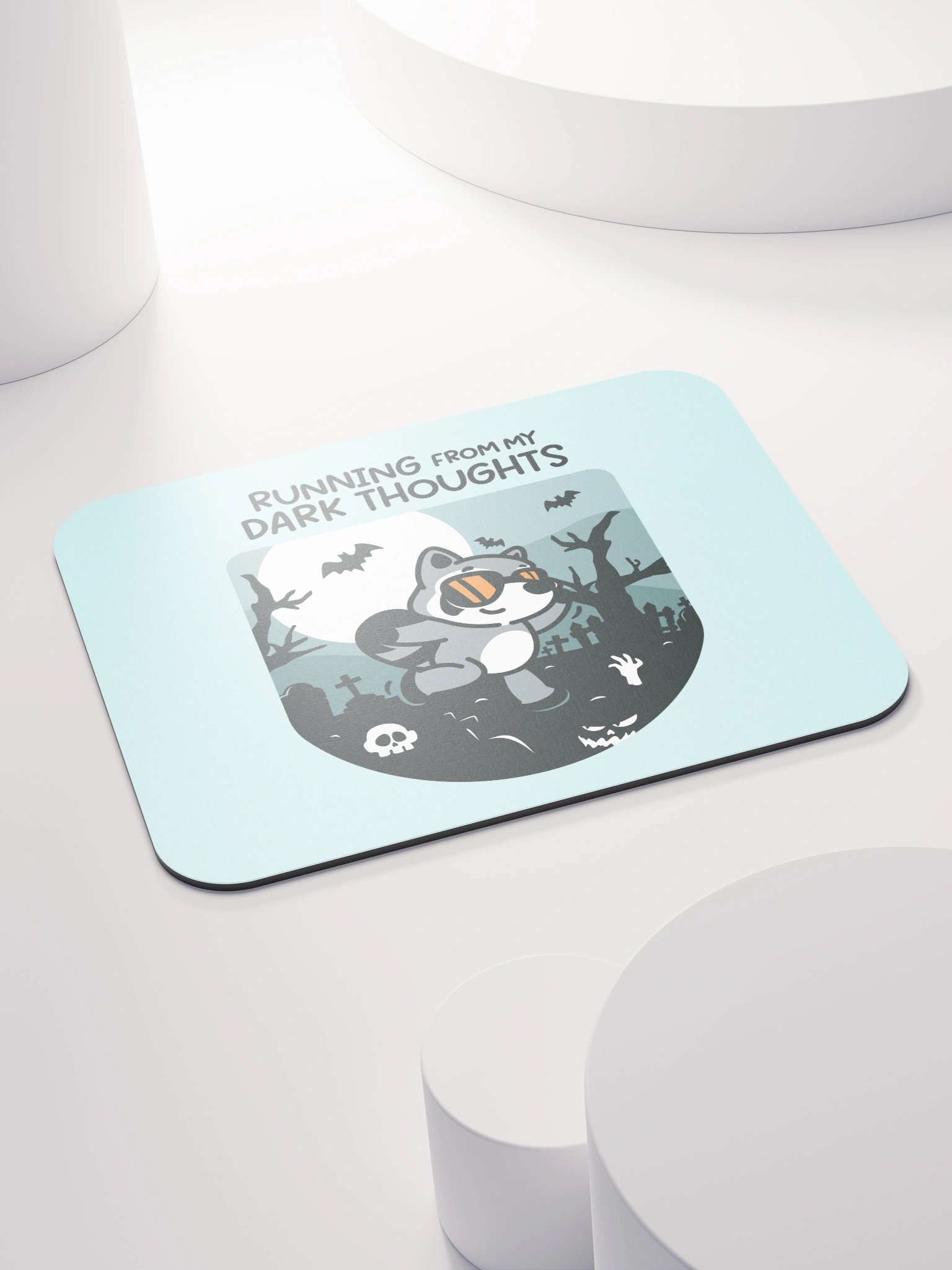 Running From My Dark Thoughts Mouse Pad product image (4)
