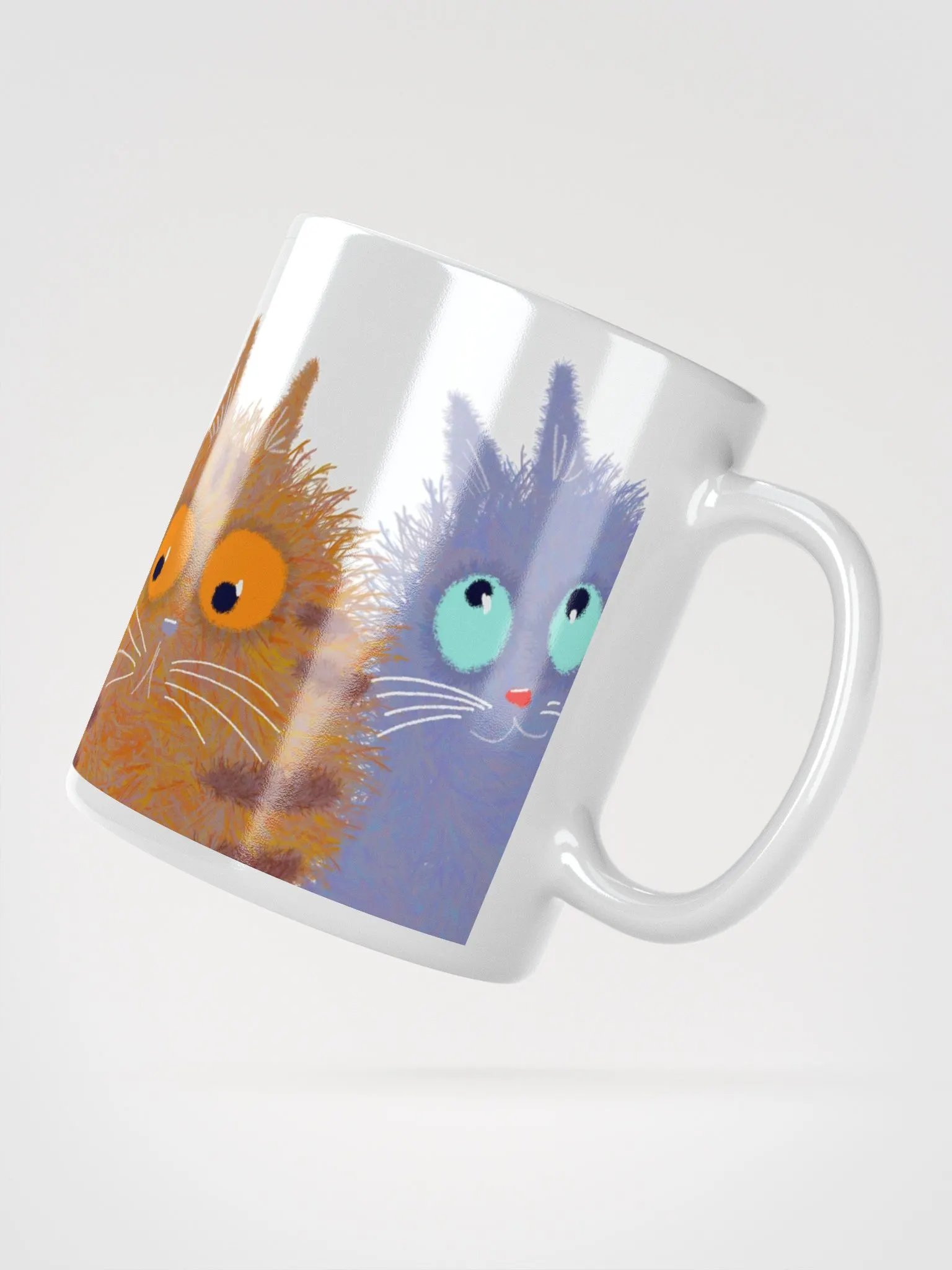 Funny Cat Crew – Hilarious Hand-Drawn Cat Mug product image (4)
