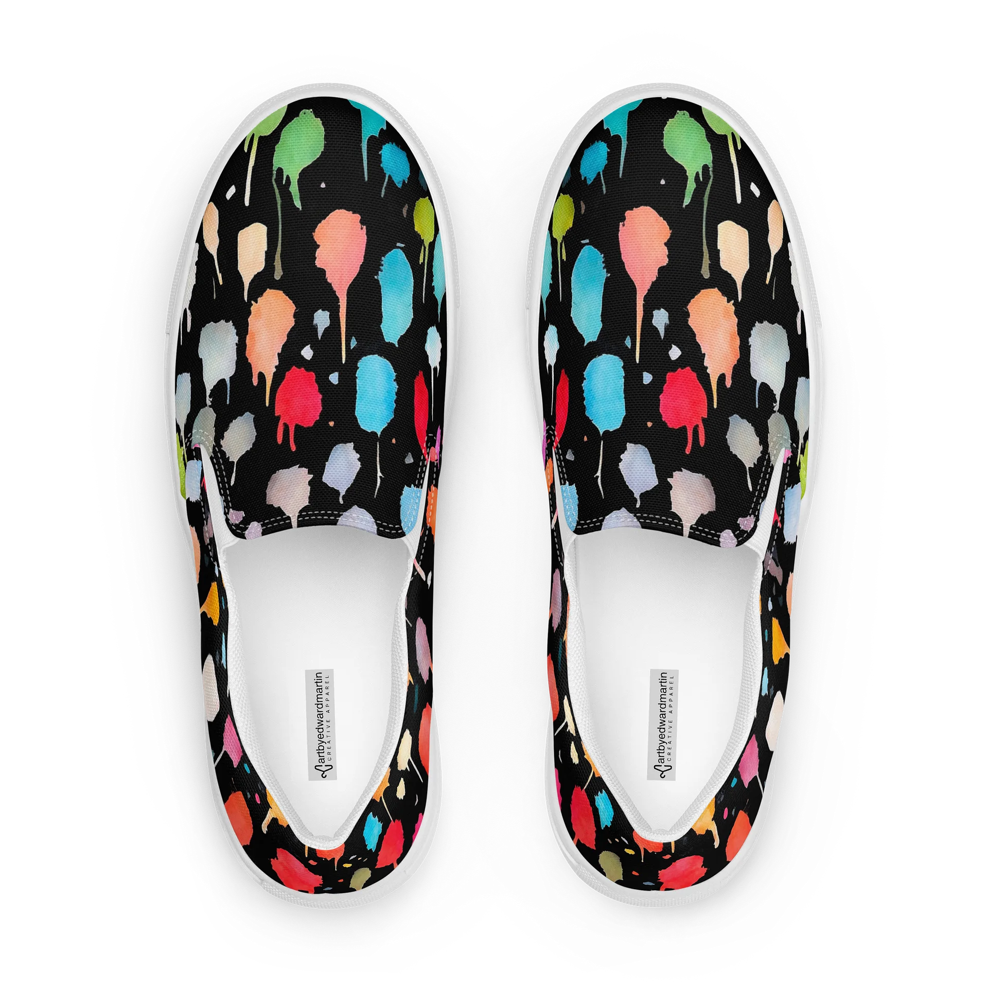 Art by Edward Martin Women's Slip-On Canvas Shoes product image (1)