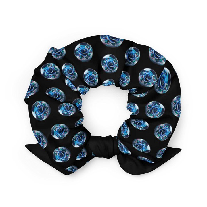 Blue Rose Marble Scrunchi product image (2)