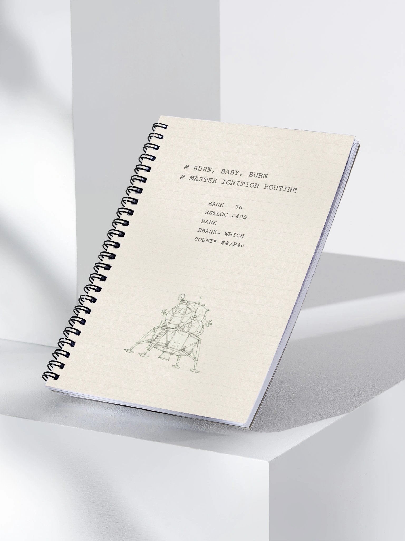 Apollo 11 — Dotted Spiral Notebook product image (4)