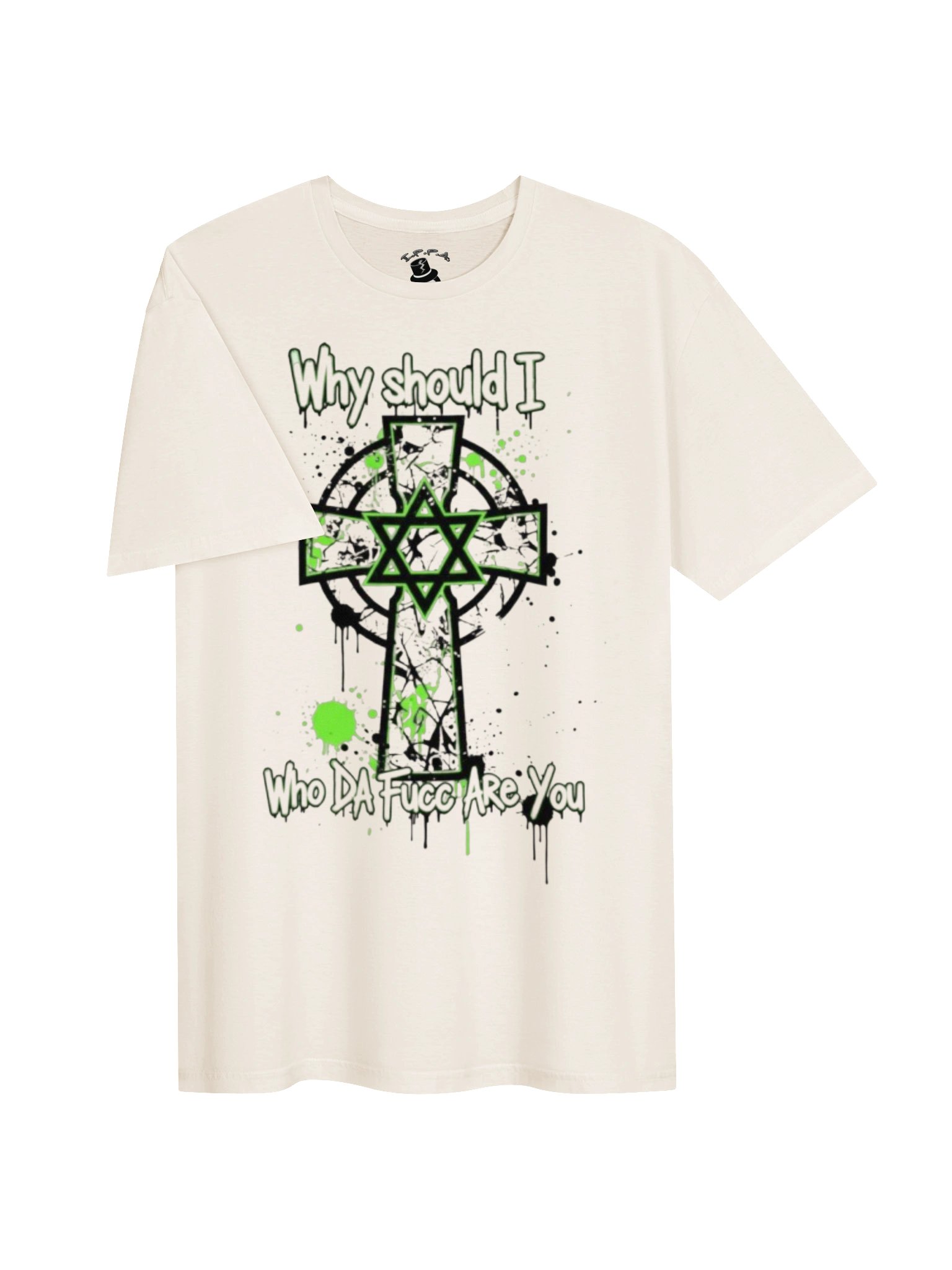 Why Should I. Who Da Fucc Are You. | Graffiti Relax Fit Tee product image (3)
