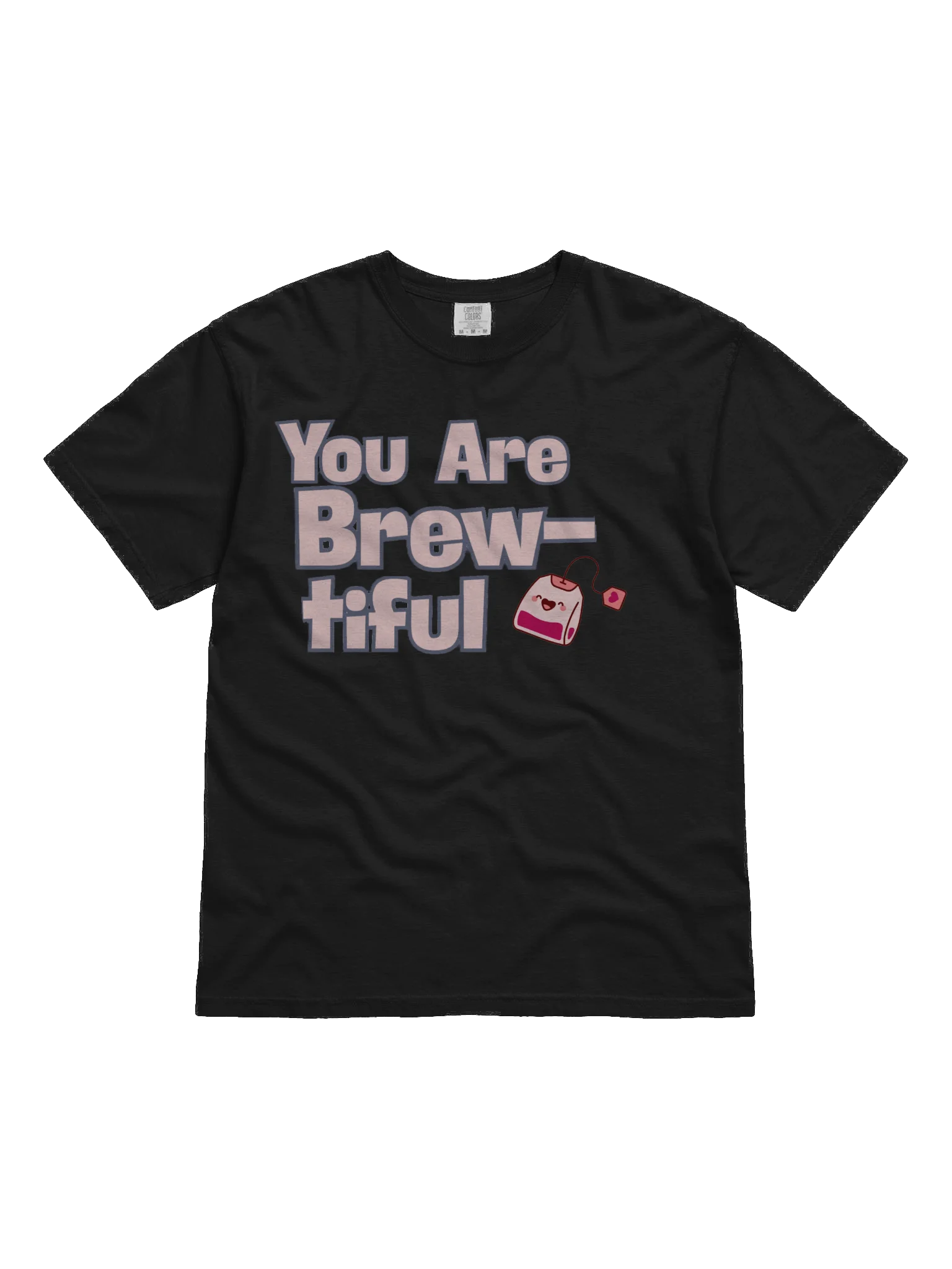 Brew-tiful Teabag Funny T-Shirt product image (1)