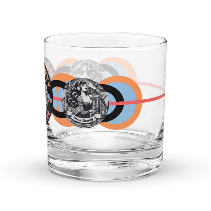 Miss Shorty True Crime Rocks Glass product image (2)