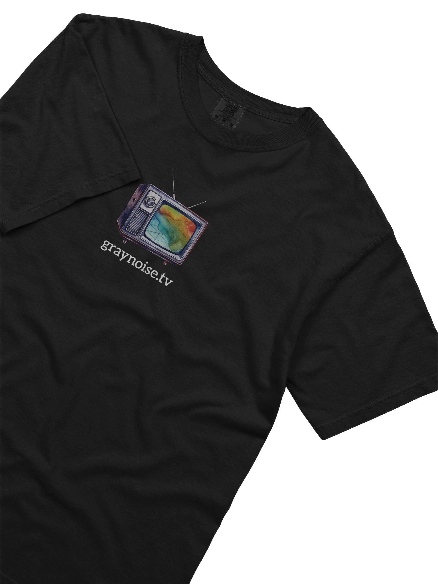 Graynoise Color Grid TV Logo Heavyweight Unisex Tee - Comfort Colors Garment product image (39)