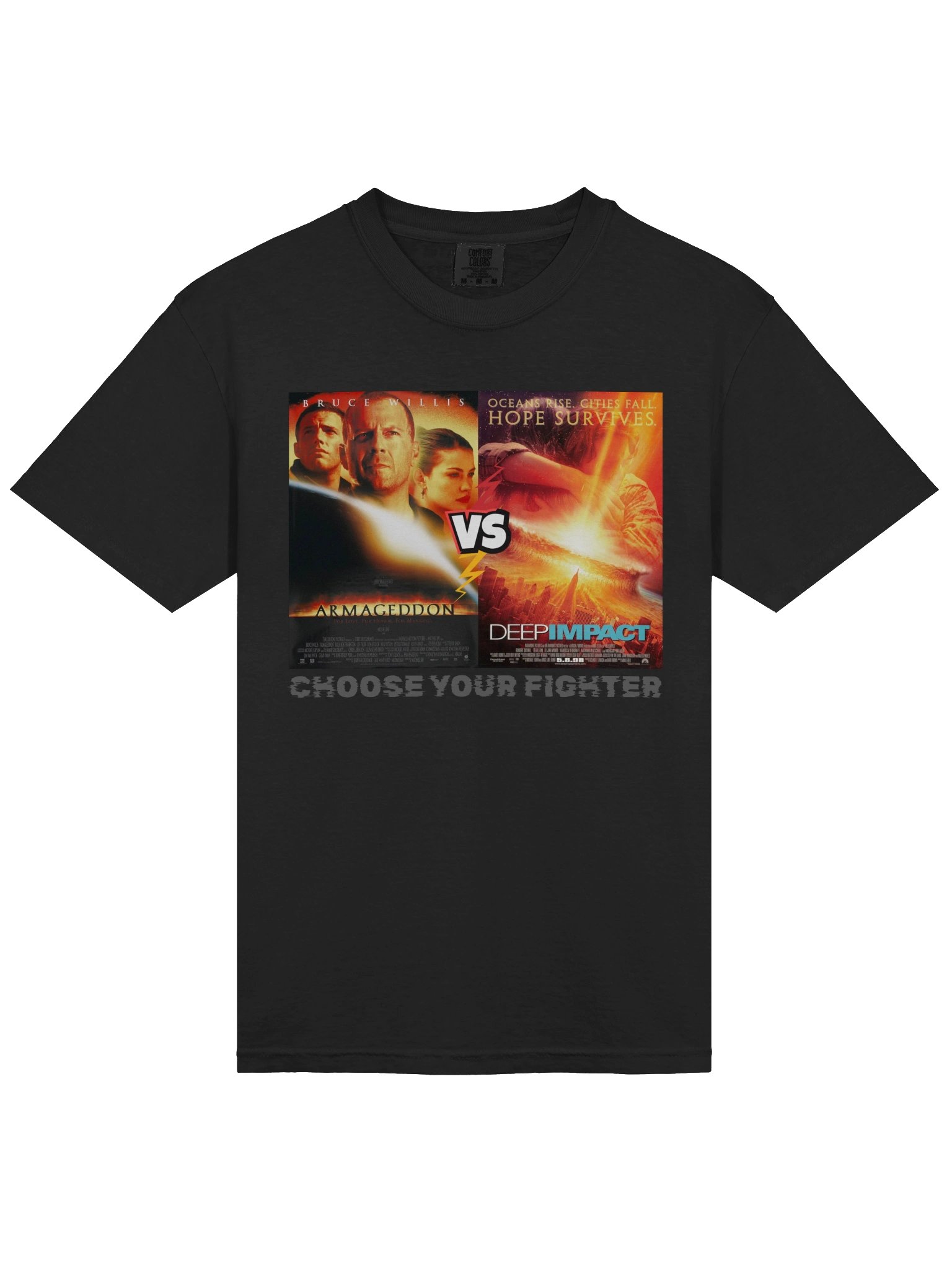Armageddon vs. Deep Impact Choose Your Fighter T-Shirt product image (11)