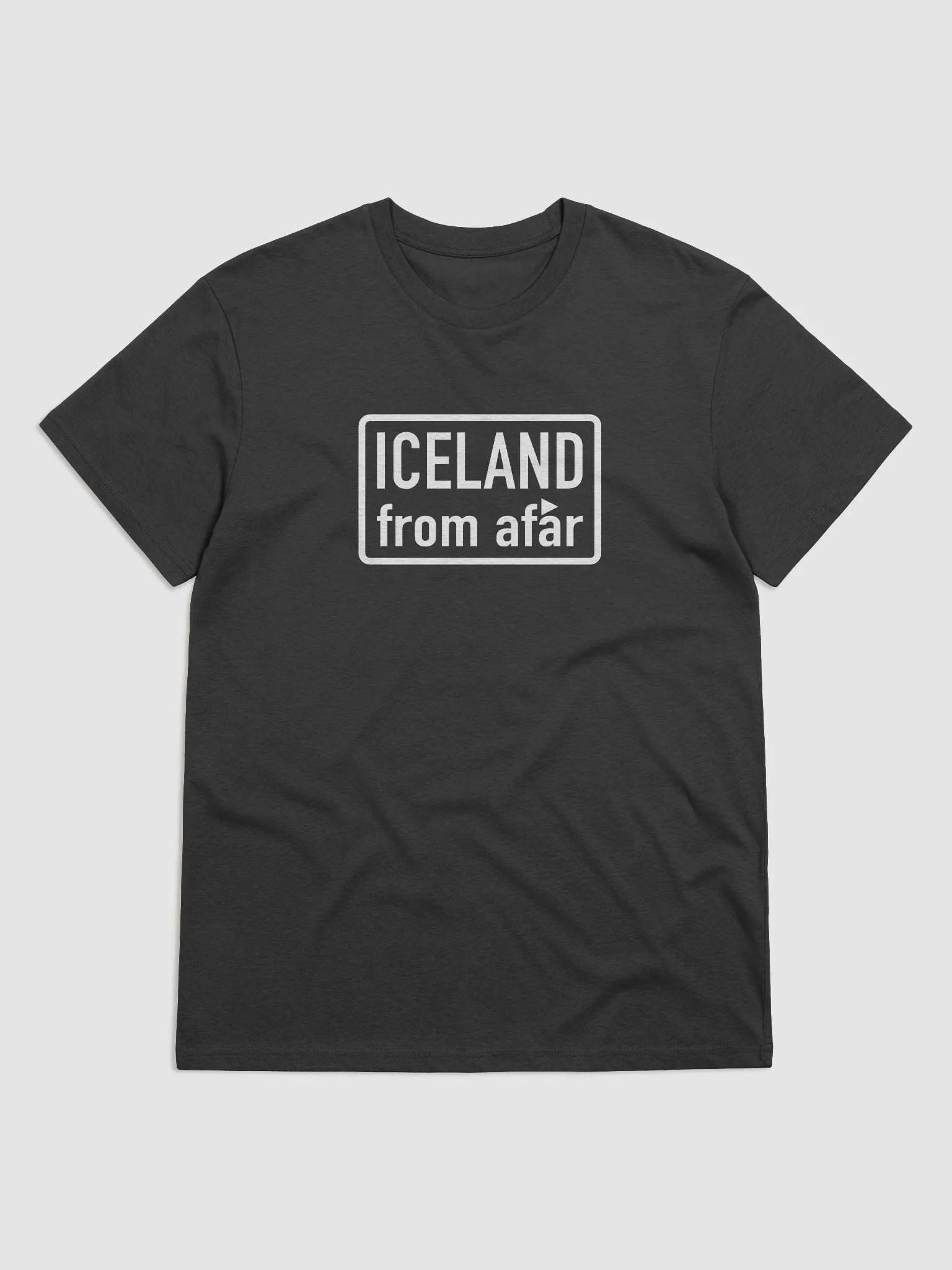 Iceland from afar. Organic cotton T-shirt product image (1)