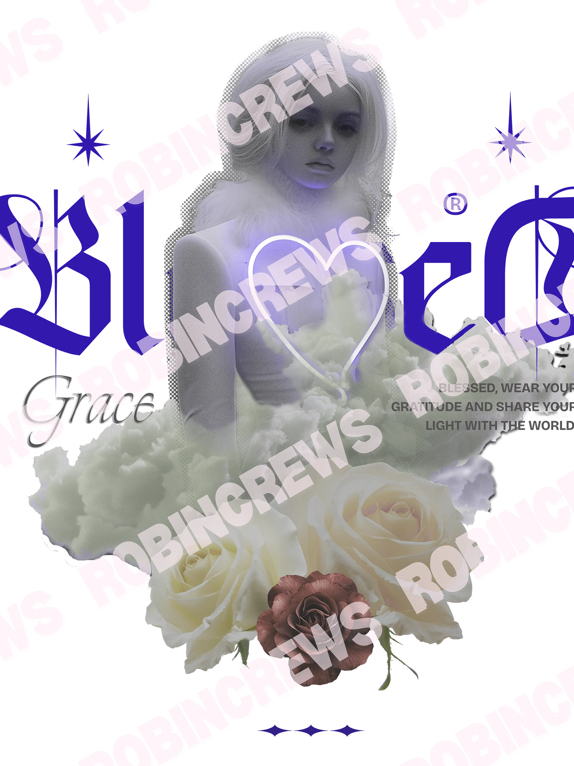 Ethereal Neon Heart T Shirt Gothic Fantasy Graphic product image (4)