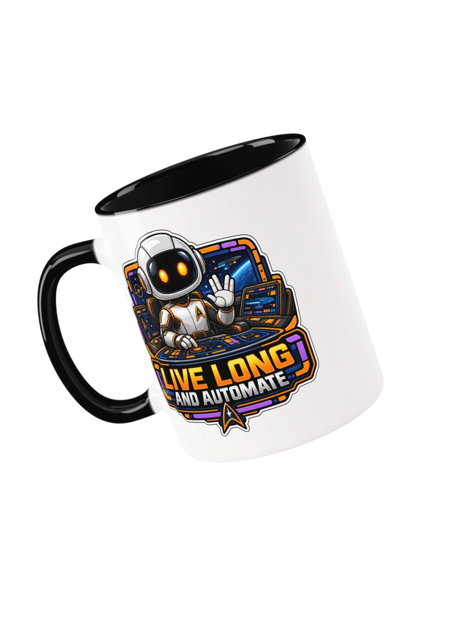 LCARS Prime Ceramic Mug with Color Inside product image (3)