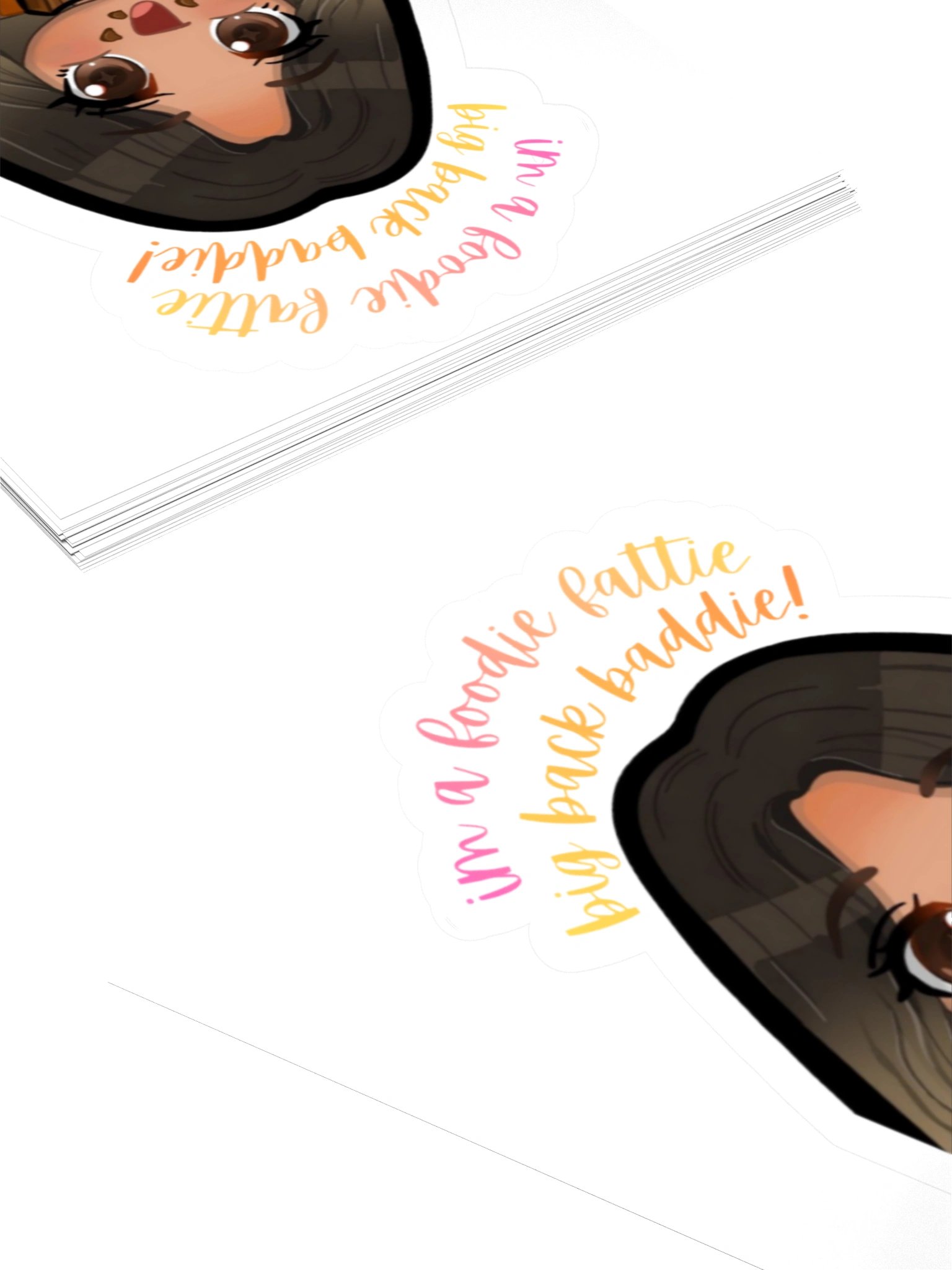 Foodie Fattie Big Back Baddie Sticker product image (12)