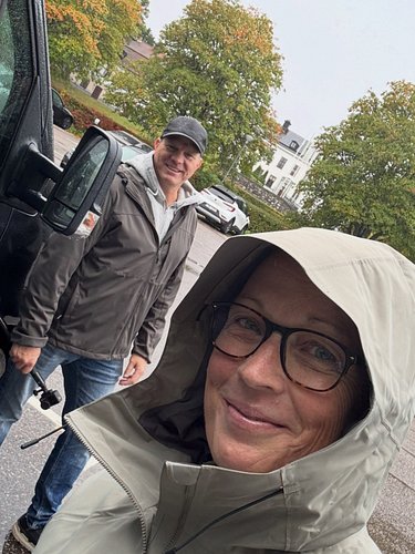 Anlänt till Gysinge Bruk 🚐😊 #dieseldoris #höstmarknad