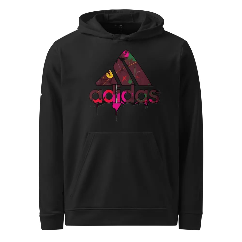 Graffiti Logo Artistic Fleece Hoodie product image (1)