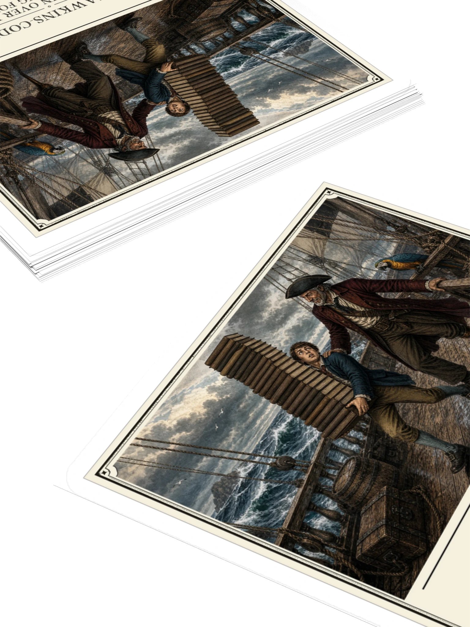 Jim Hawkins Coded Perpetually Over Head Absolutely -- Treasure Island Sticker product image (4)