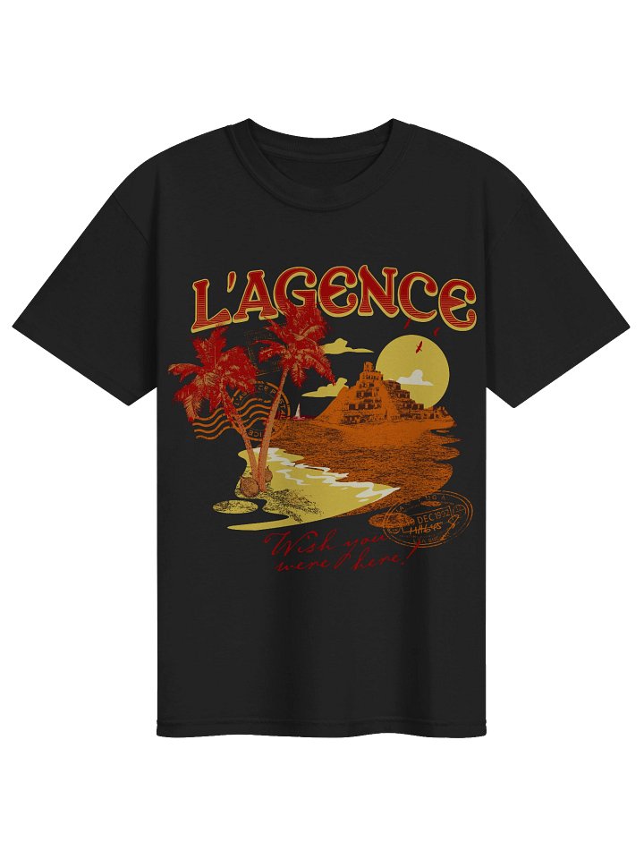 Wish You Were Here! Heavy T-Shirt - Black product image (1)
