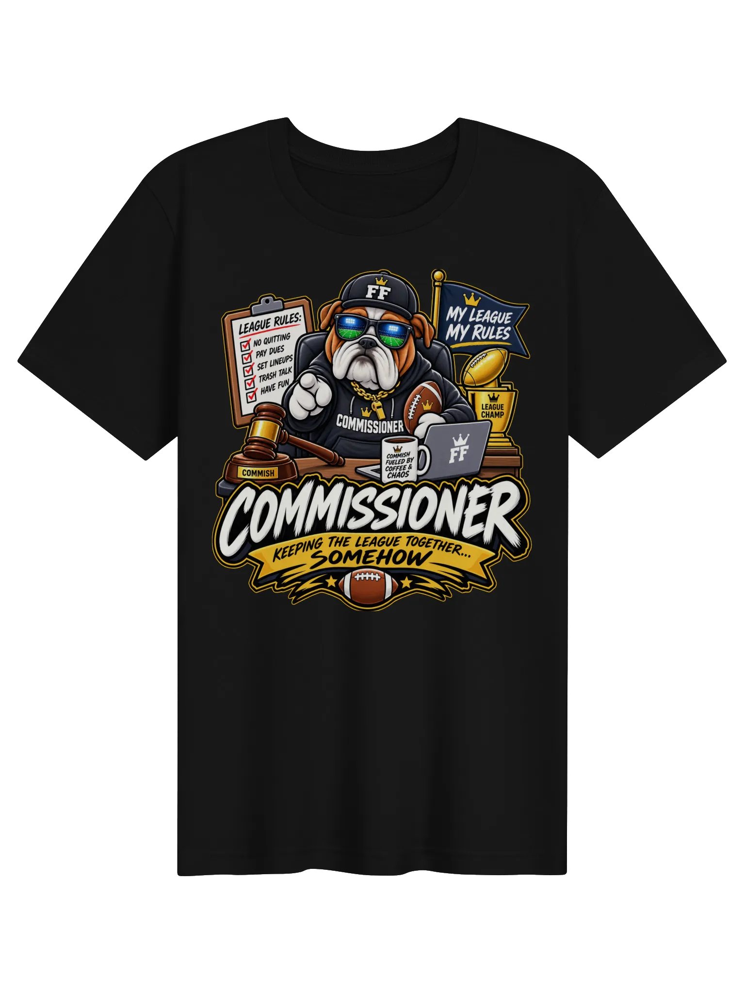 Commissioner Bulldog Tee product image (1)