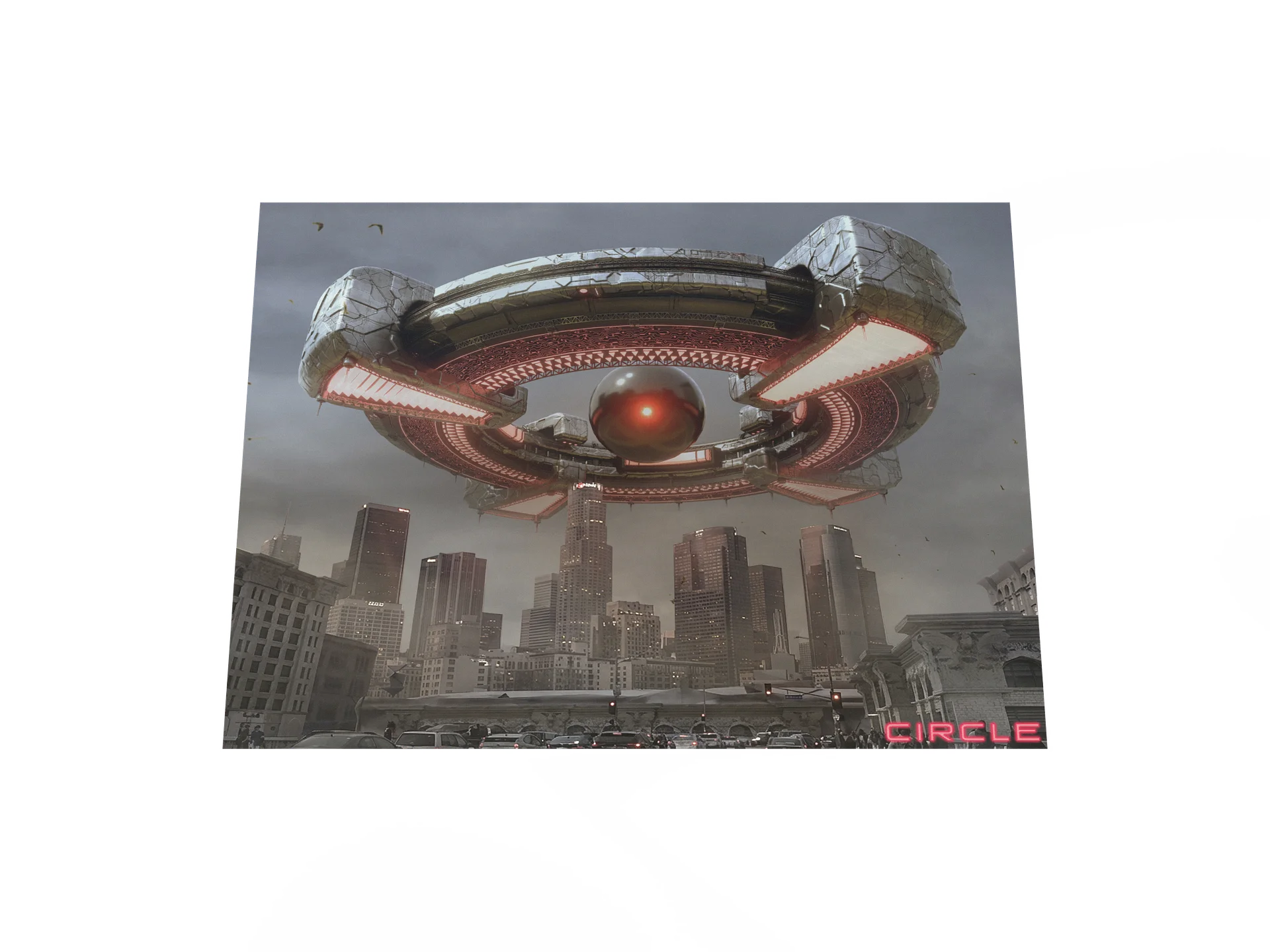 CIRCLE: "Alien Ship" 3D Key Shot (Bottom View) product image (1)