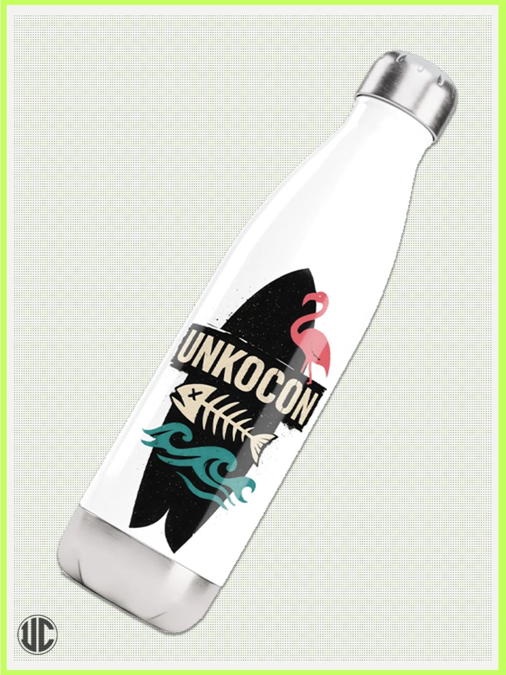 UnkoCon Stainless Steel Water Bottle – Beachside Oddities (17 oz) product image (2)