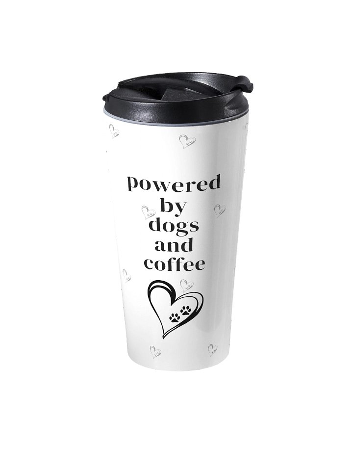 Powered by Dogs and Coffee Travel Mug product image (2)