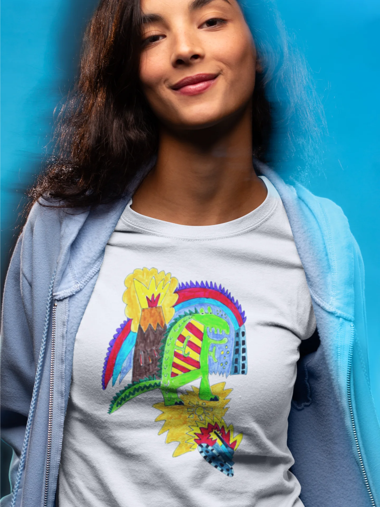 Abstract Dinosaur Romp T-Shirt product image (3)