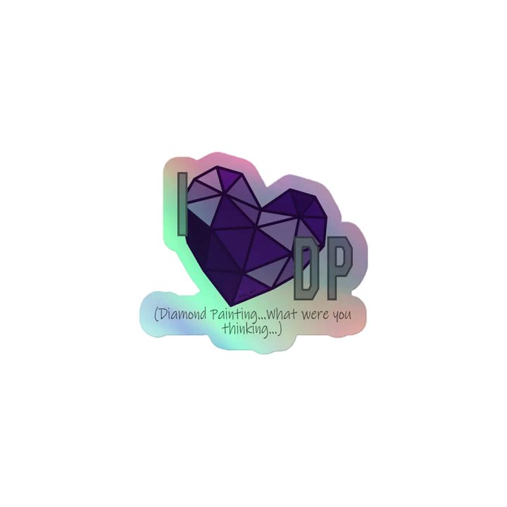 I <3 D.P. Holographic Sticker product image (1)