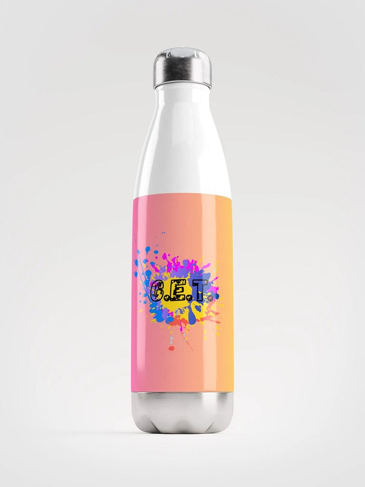 Vibrant Splash Stainless Steel Water Bottle product image (1)