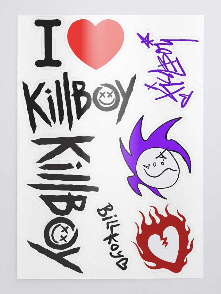 KILLBOY LIFESTYLE STICKER SHEET product image (1)
