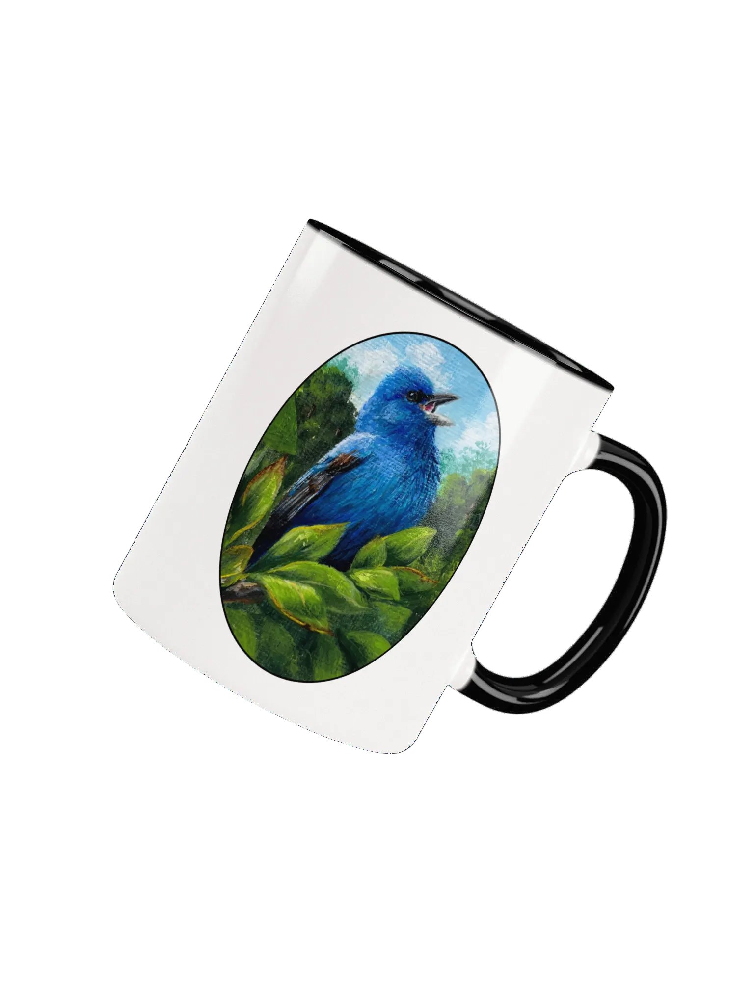 Indigo Bunting Serenade Ceramic Mug product image (19)