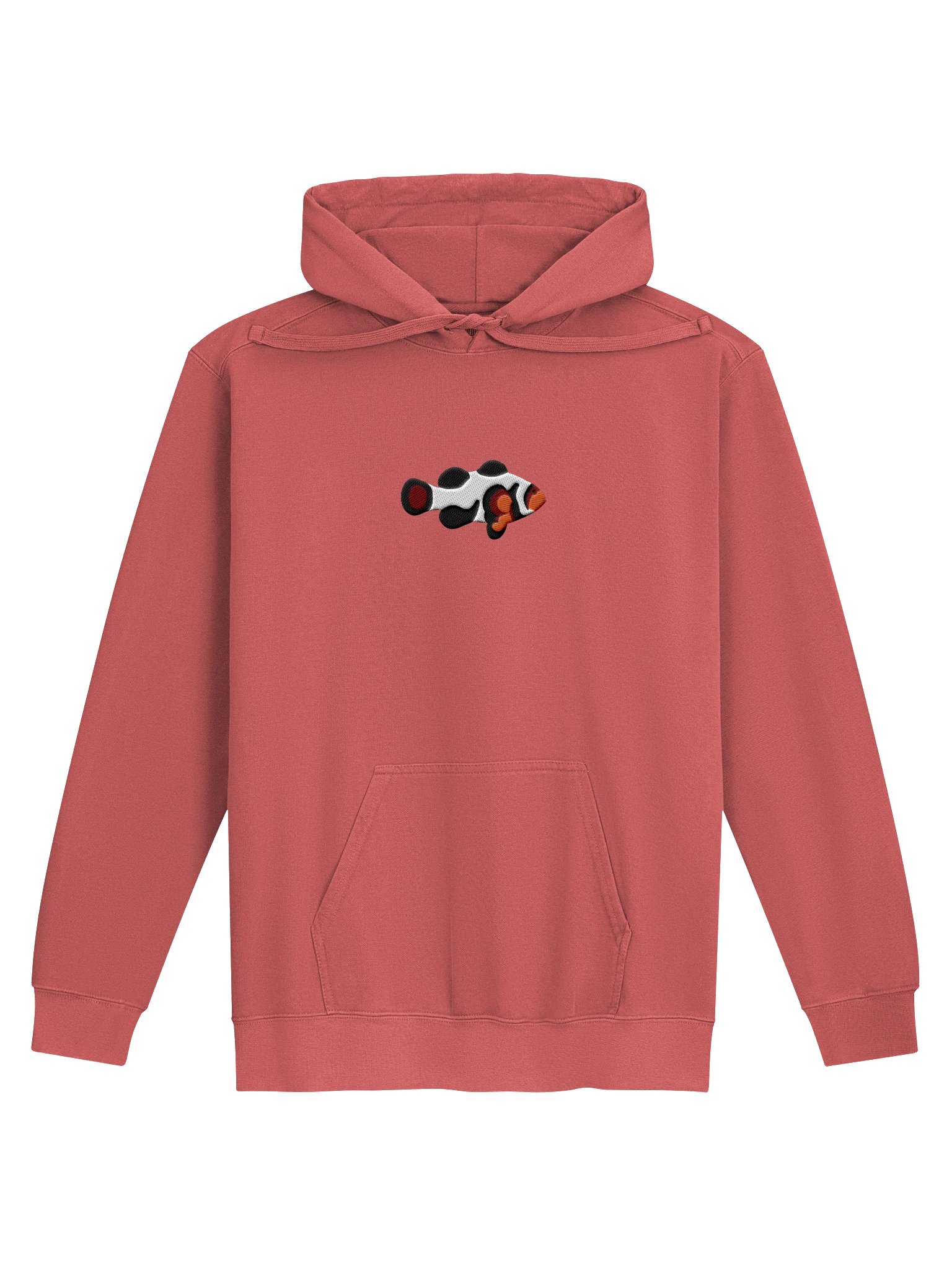Da Vinci Clownfish Embroidered Premium Hoodie | Saltwater Reef Aquarium Fish & Marine Life Apparel product image (4)
