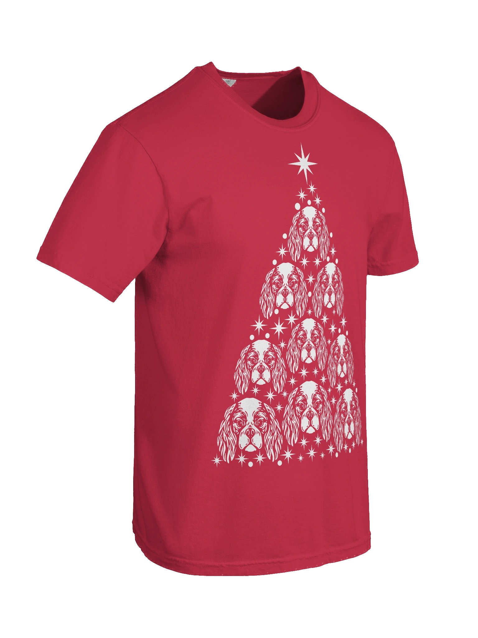 Cavalier King Charles Spaniel Christmas Tree T-Shirt product image (10)