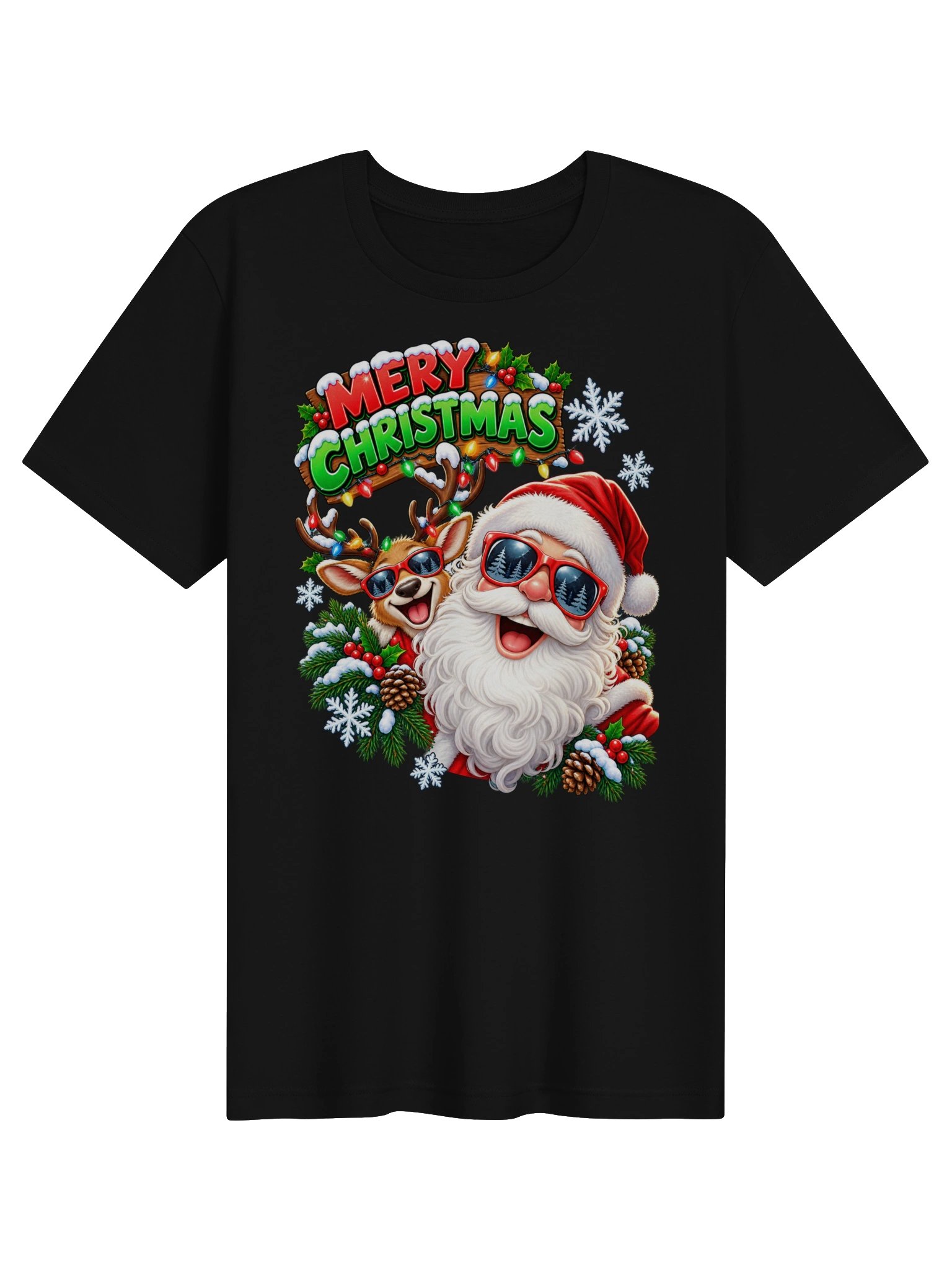 Merry Christmas — Santa & Reindeer Holiday Selfie product image (2)