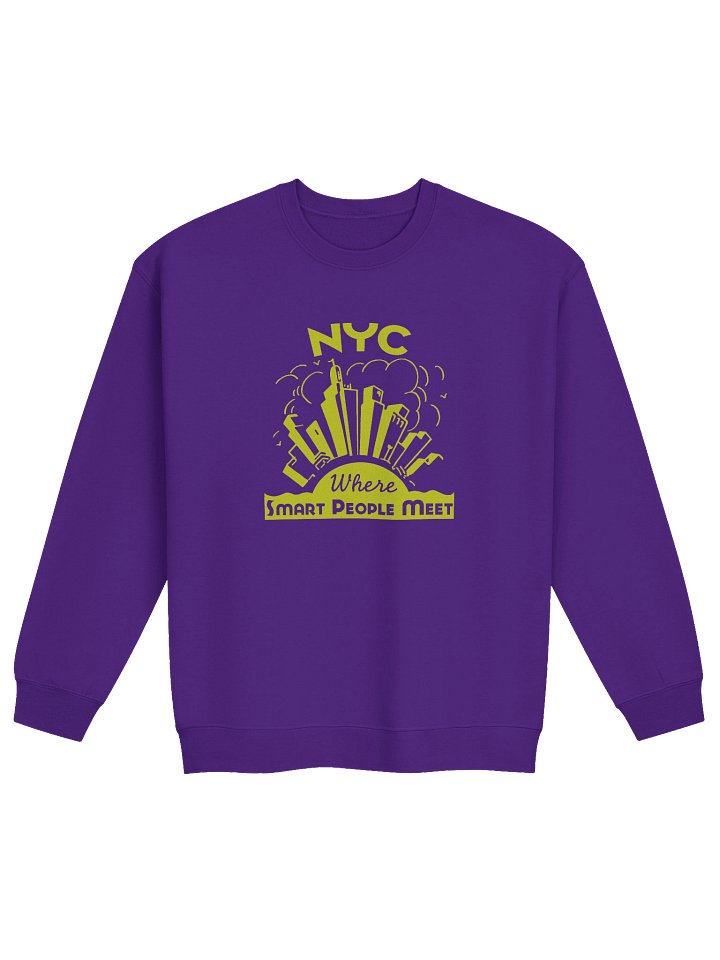 'NYC Smart' Sweatshirt — Dark product image (1)