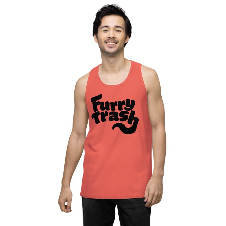 Furry Trash Tank – Bubble Logo (Black Print) product image (16)