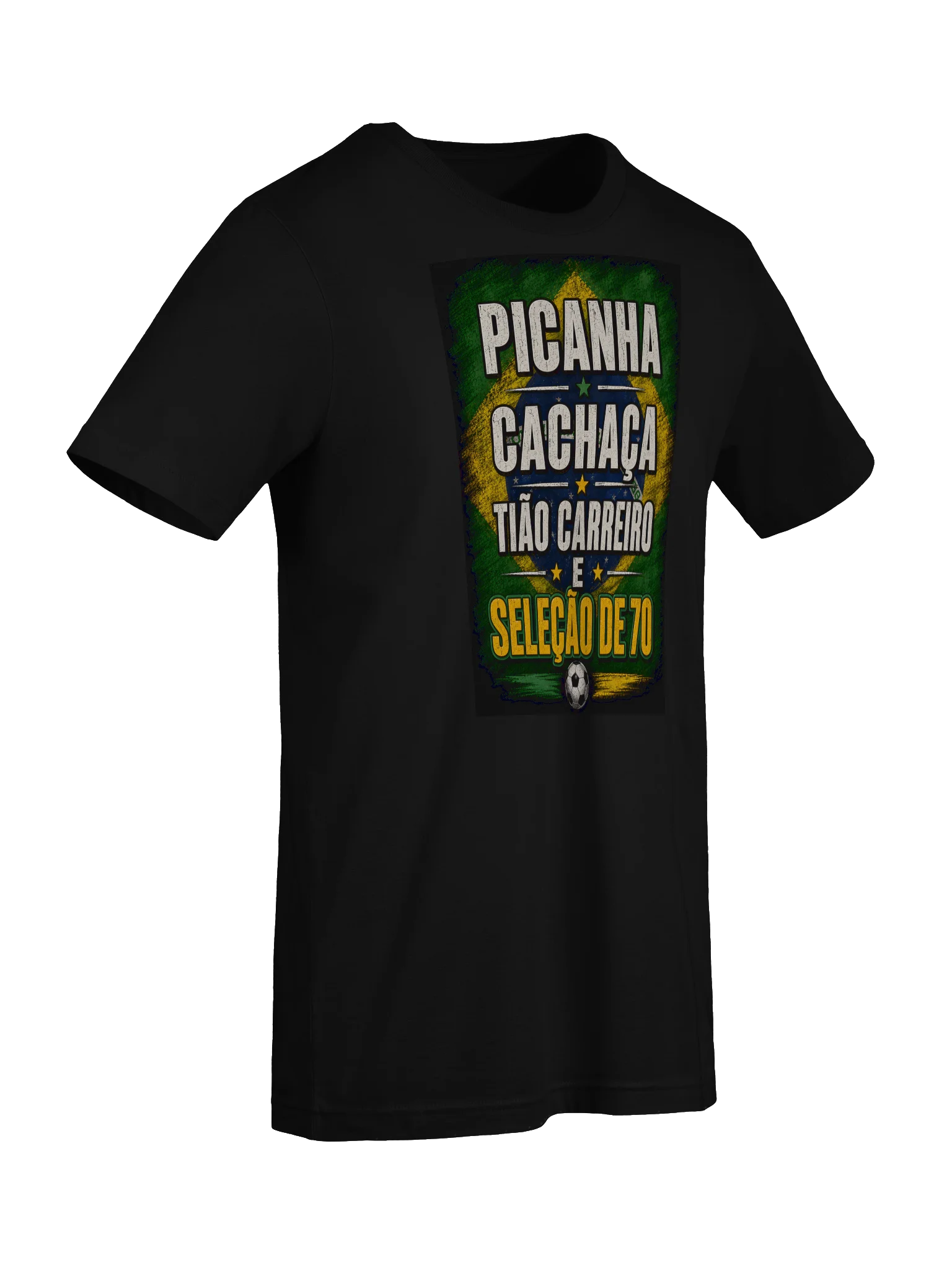 Picanha, Cachaça & Seleção 70 Brazil Football Tee product image (7)