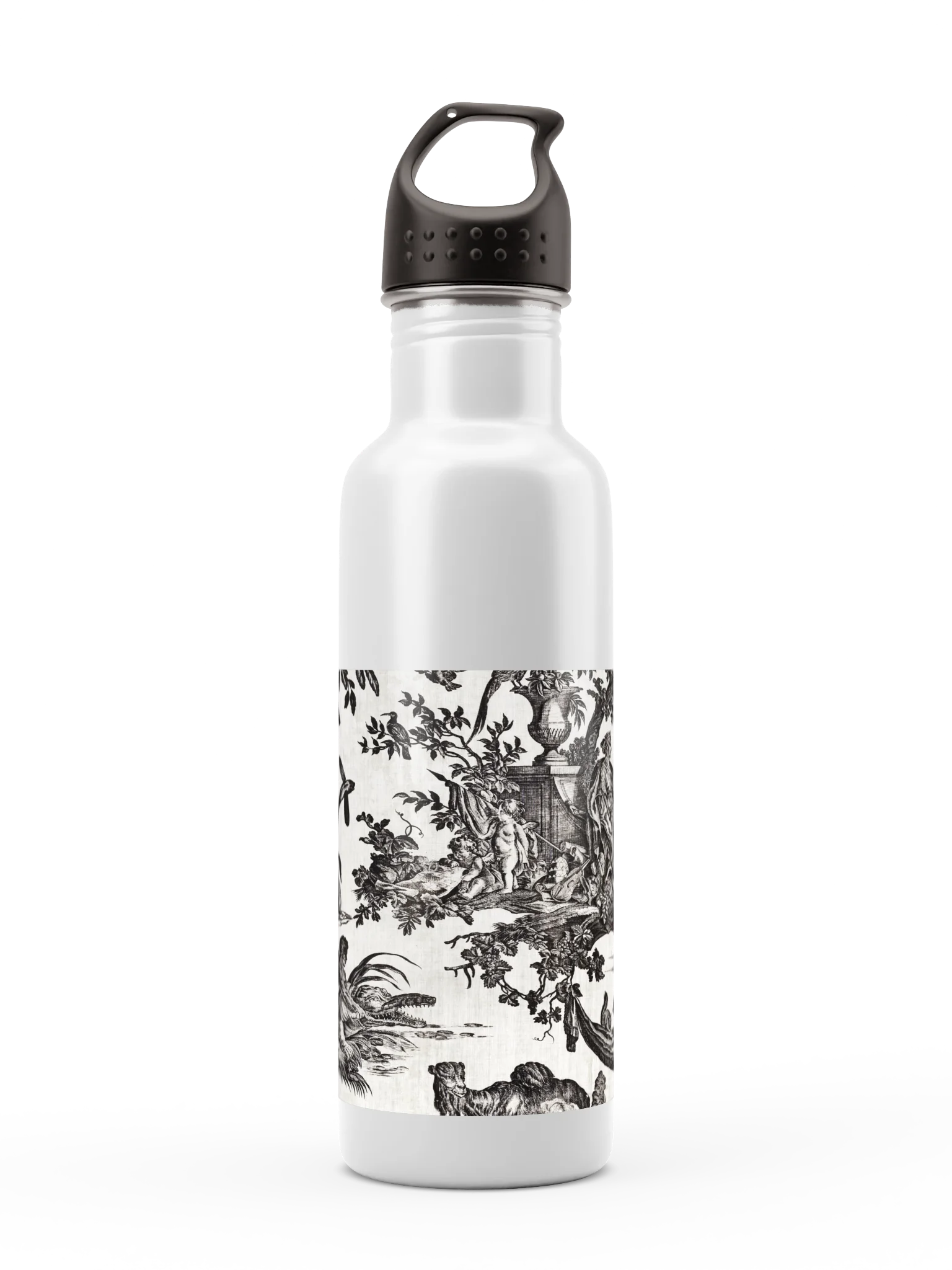 Vintage Tropical Toile Water Bottle product image (1)