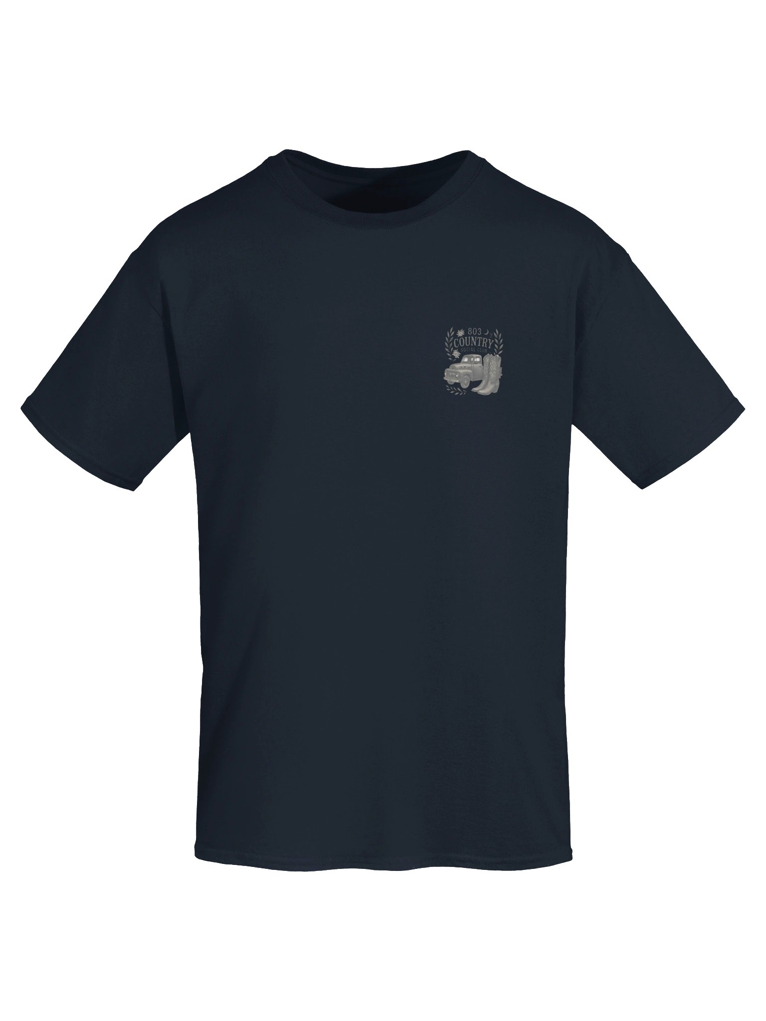 803 Country Social Club Vintage Truck Tee Gray Detail product image (5)