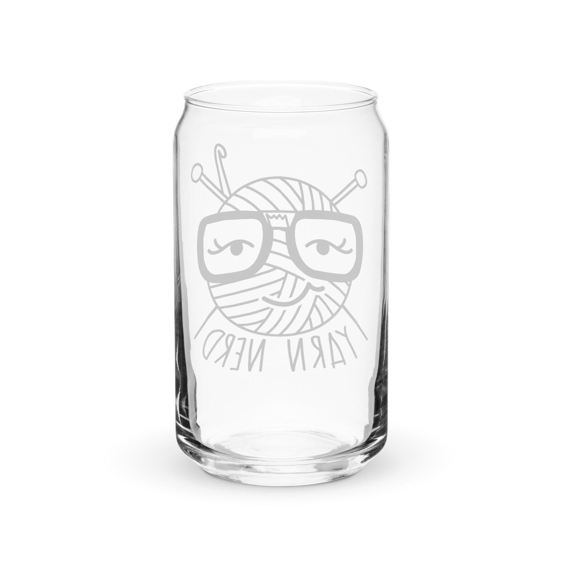 Yarn Nerd Can-Shaped Glass product image (6)