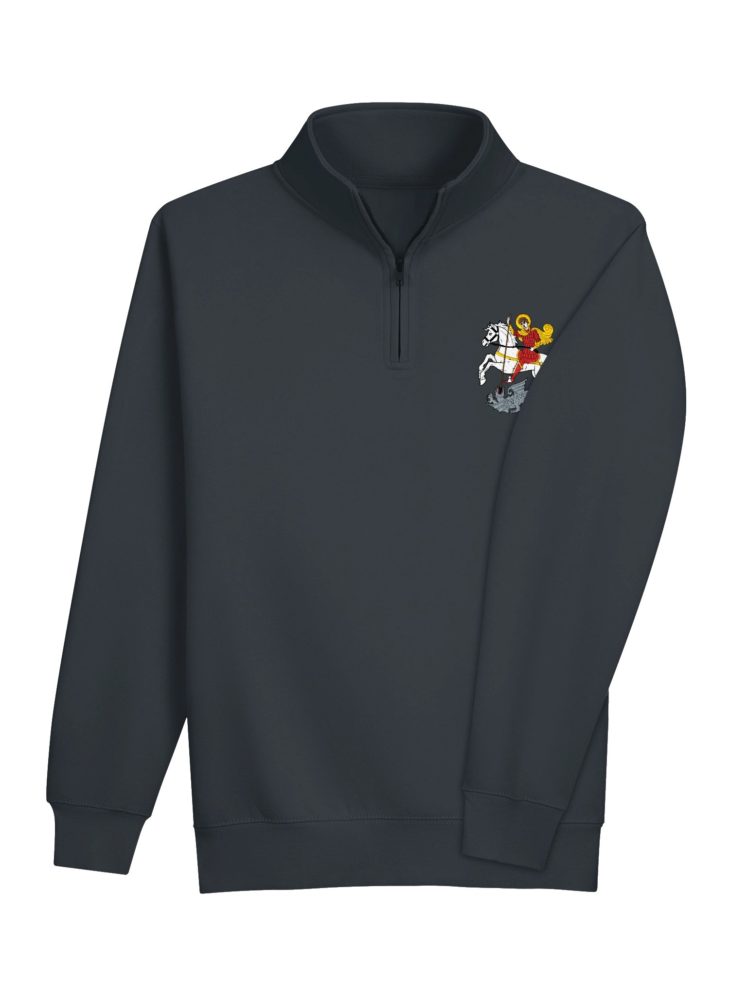 Saint George Embroidered Quarter-Zip Sweatshirt product image (8)