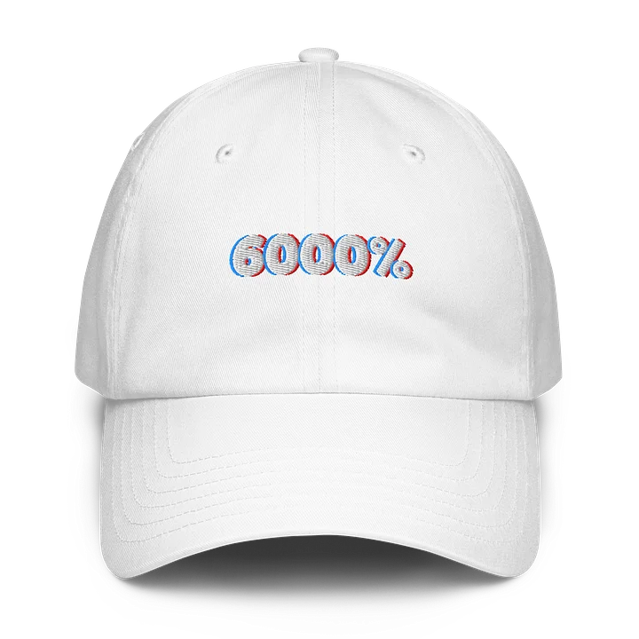 6000% Dad Hat | W H I T E product image (1)