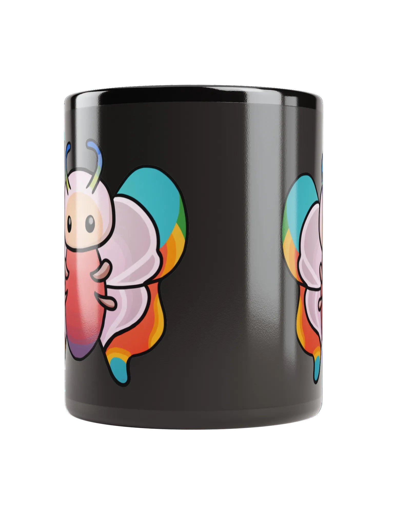 Palia Rainbow Butterfly - Black Glossy Mug product image (3)