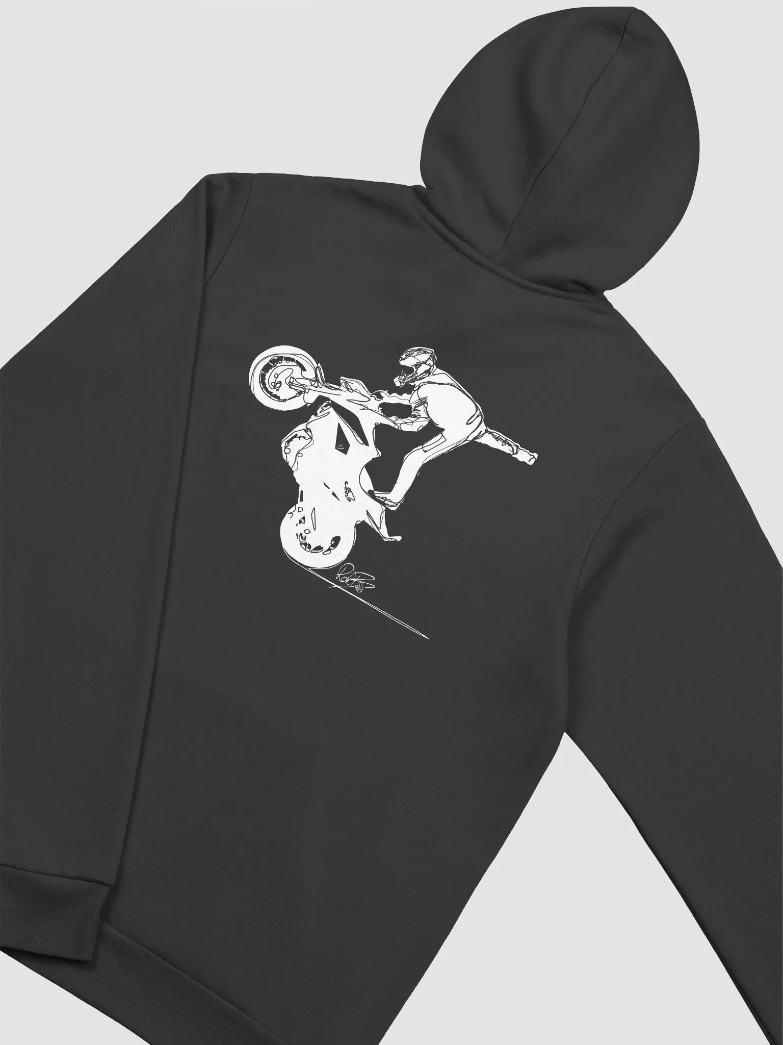 STUNT (White) Hoodie product image (4)