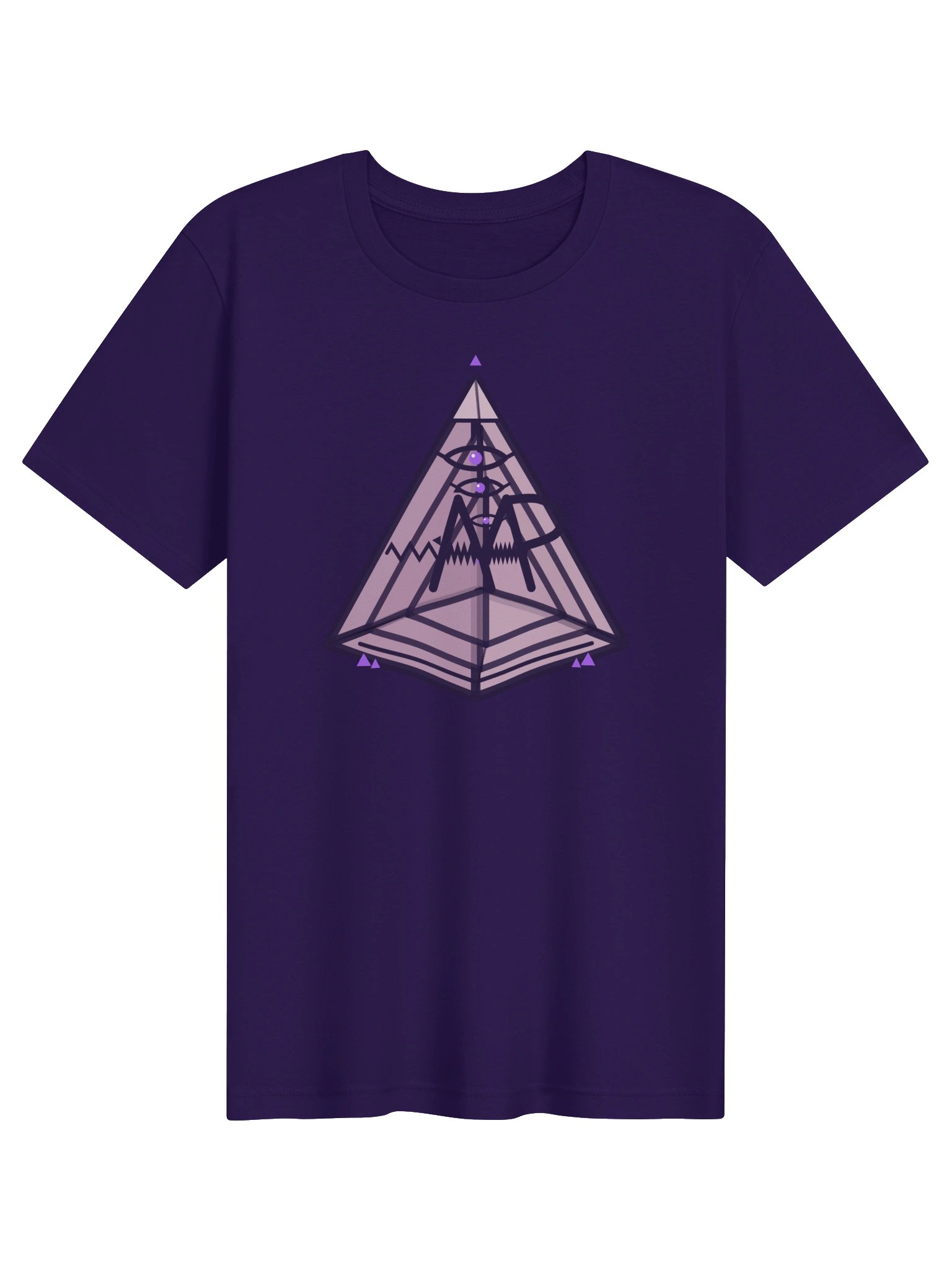 Mt. AMP 5D Pyramid Tee — Purple product image (1)