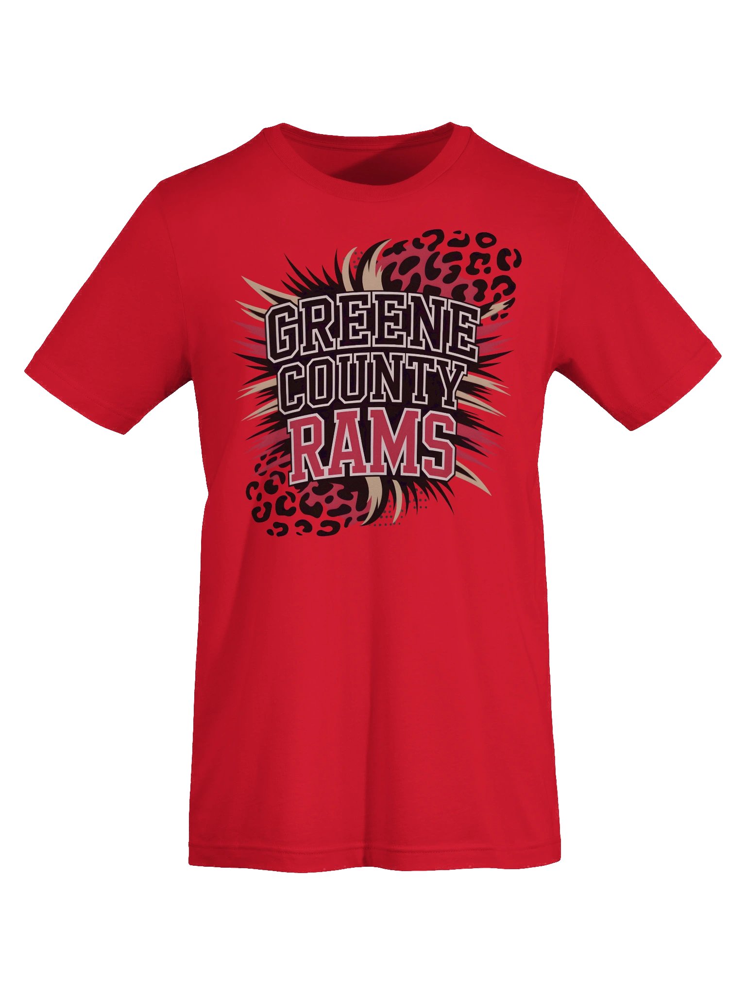 Greene County Rams Stylized T-Shirt product image (7)