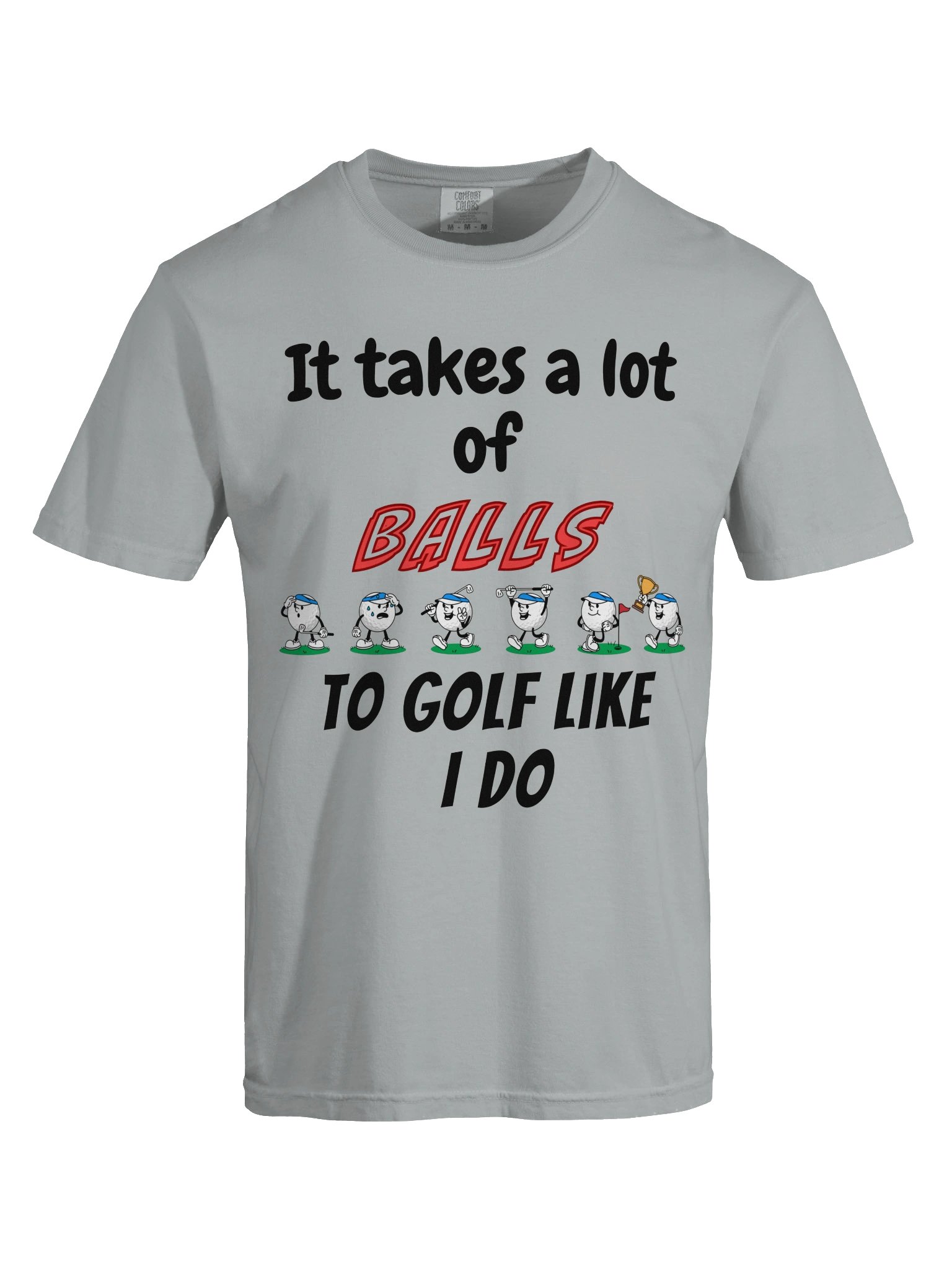 BALLS Golf Cartoons Tee product image (61)